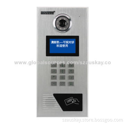 Video Door Phone, 7-inch TFT Screen, Buttons and Touch the Keys for Your Options